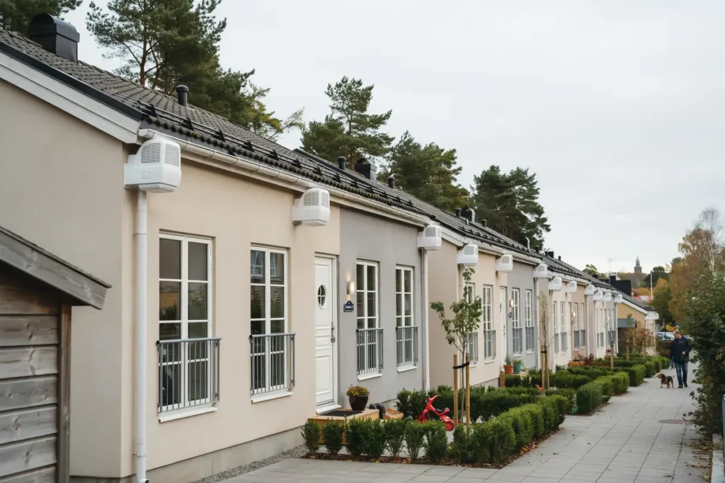 installation av fr nluftsventilation i radhusomr de i bergsj n